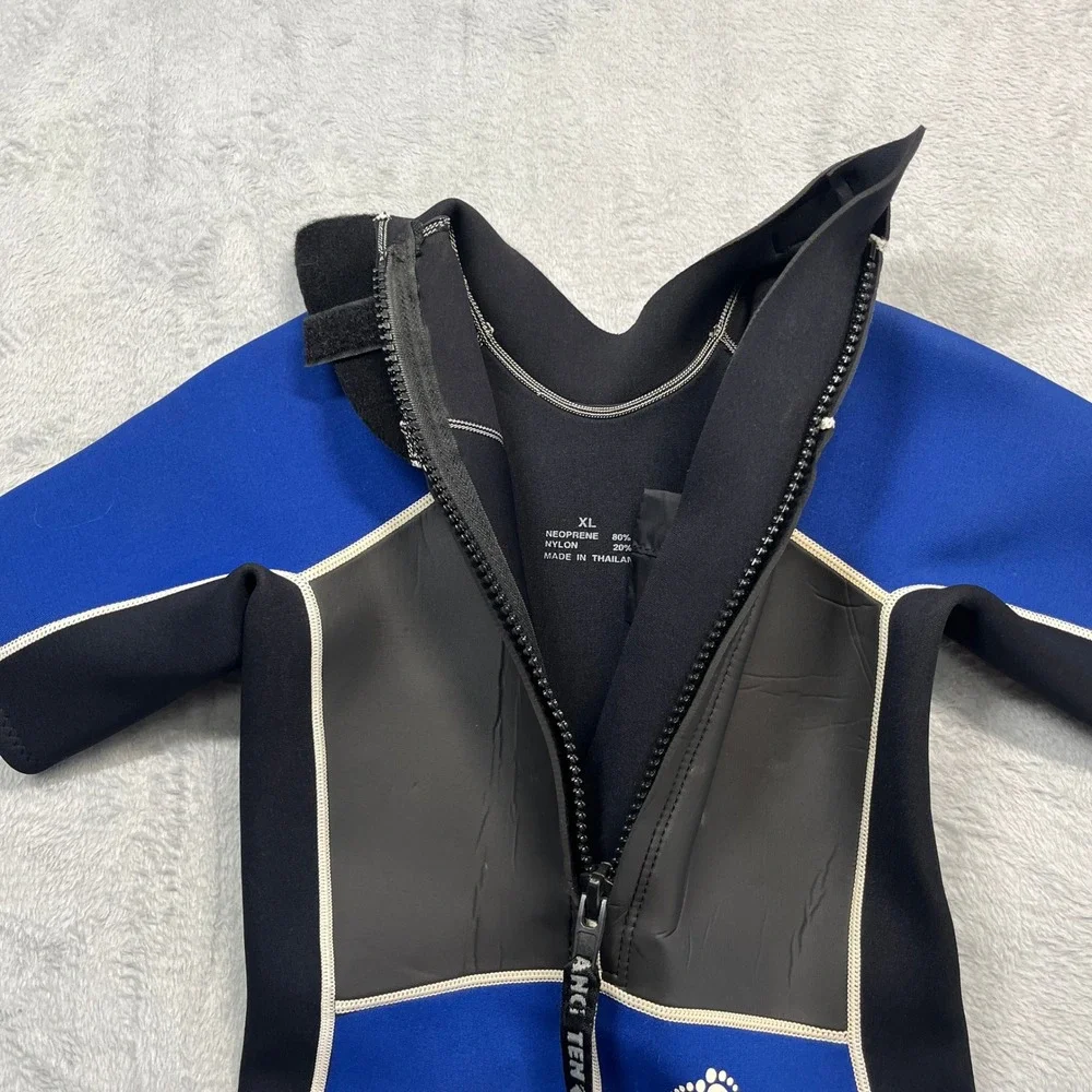 Hang Ten Shorty Wetsuit Youth Blue Black 3/2mm Neoprene Spring Suit XL